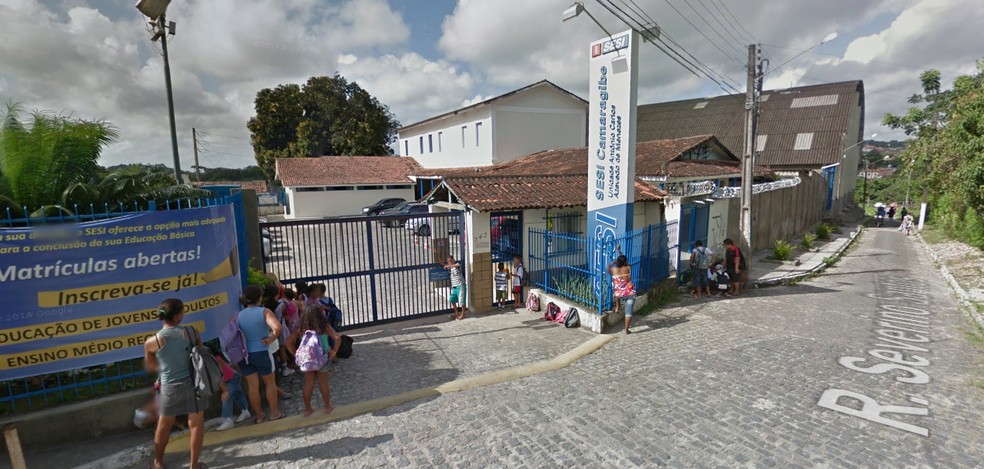 Sesi Camaragibe é a primeira unidade a oferecer os exames  (Foto: Reprodução/Google Street View)