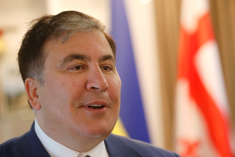 Mikheil Saakashvili, ex-presidente da Geórgia, em foto de maio de 2023 — Foto: Valentyn Ogirenko/Arquivo/Reuters