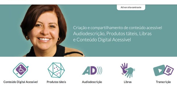 O site do Critco foi programado com acessibilidade para pessoas com deficiência auditiva e visual (Foto: Divulgação)