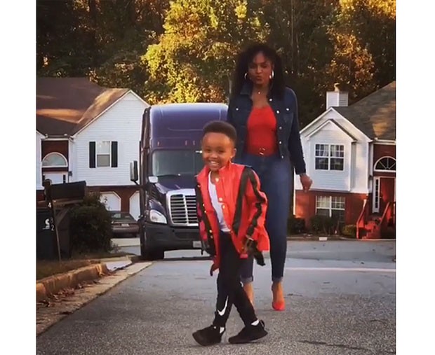 Angelica e Robert no remake de Thriller para comemorar o Halloween (Foto: Reprodução / Instagram)