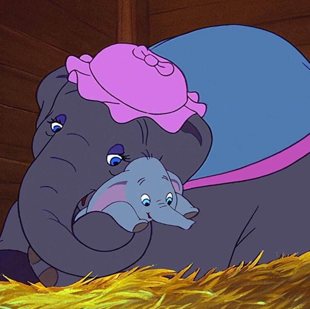 Mamãe Dumbo e Dumbo, da Disney (Foto: Reprodução/ Instagram )