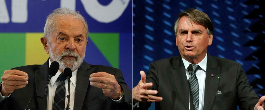 Lula e Bolsonaro medem forças a menos de um mês das eleições