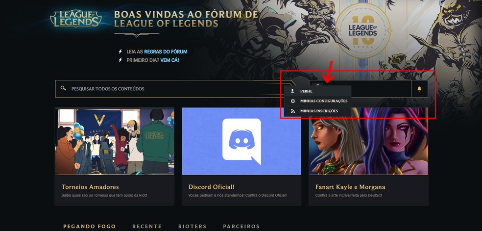 League Of Legends Como Logar E Navegar Pelo Forum Do Lol Jogos De Estrategia Techtudo