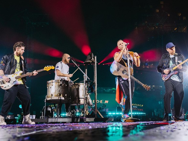 Coldplay (Foto: Instagram/@stevieraegibbs/@marcushaney)
