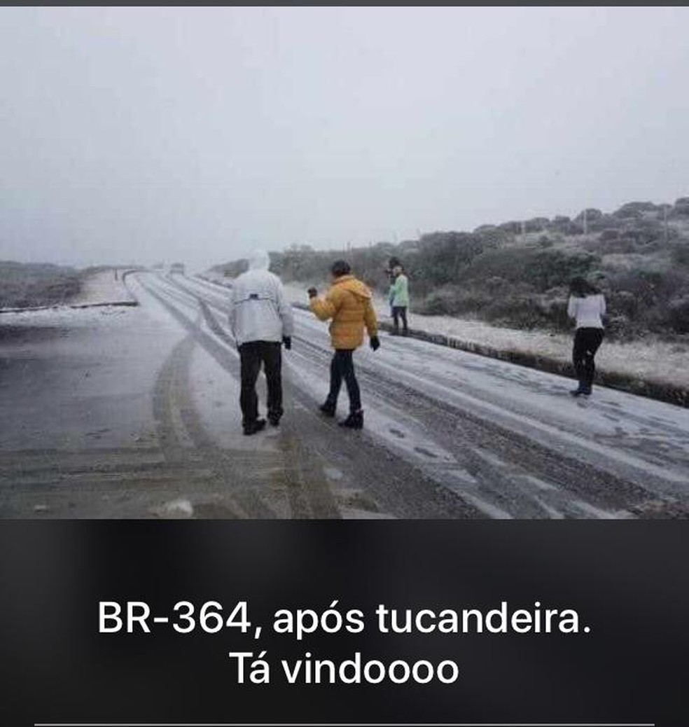 Após vários dias de calor e tempo seco, queda nas temperaturas é prevista para esta quinta — Foto: Reprodução