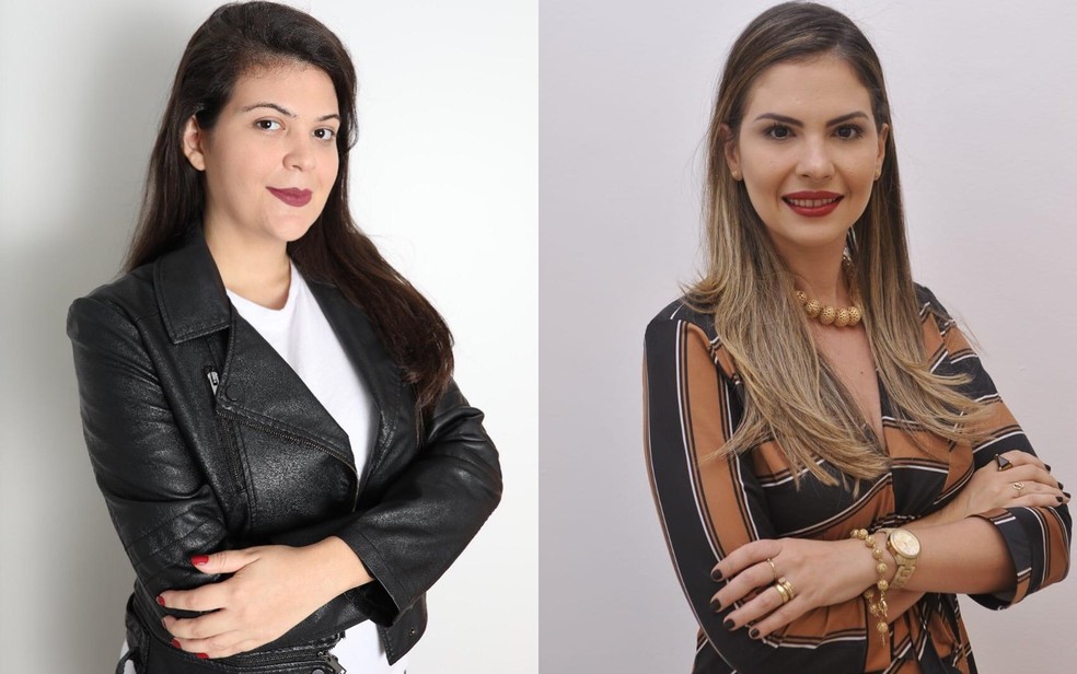 A sociÃ³loga Aava Santiago e a defensora pÃºblica Gabriela Hamdan partipam do seminÃ¡rio em GoiÃ¢nia â Foto: Fernando Diniz/DivulgaÃ§Ã£o