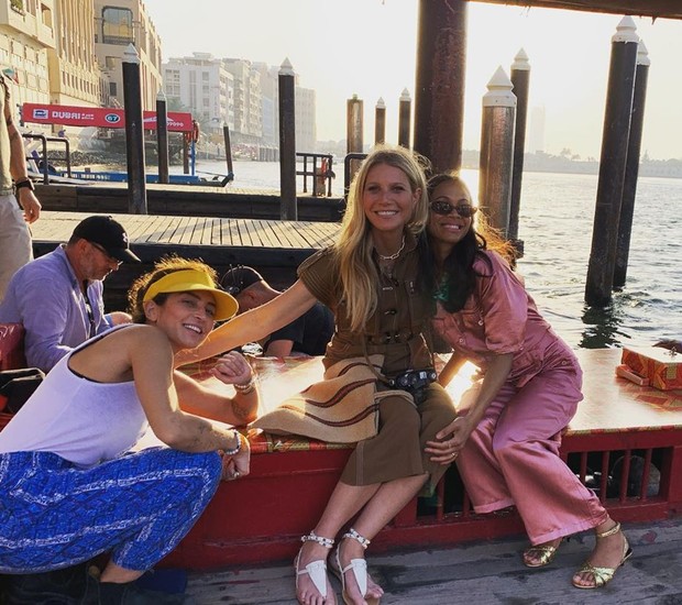 Reed Morano, Gwyneth Paltrow e Zoe Saldana (Foto: Reprodução / Instagram)