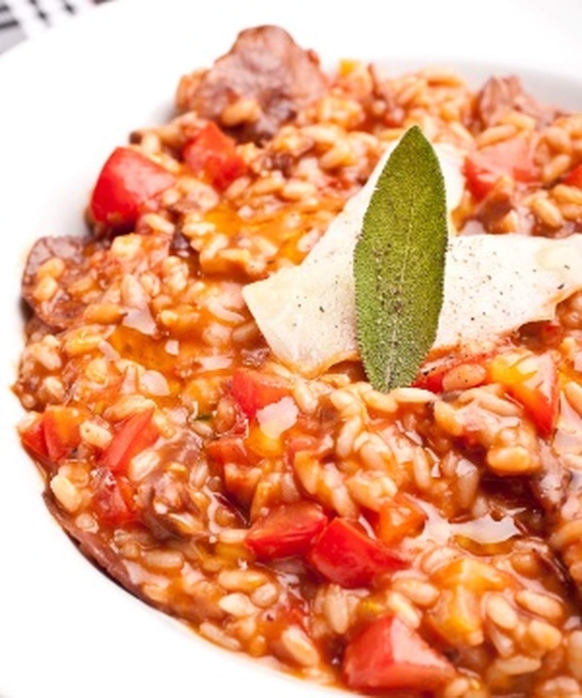 Risoto de Linguiça ao Vinho Tinto Receitas