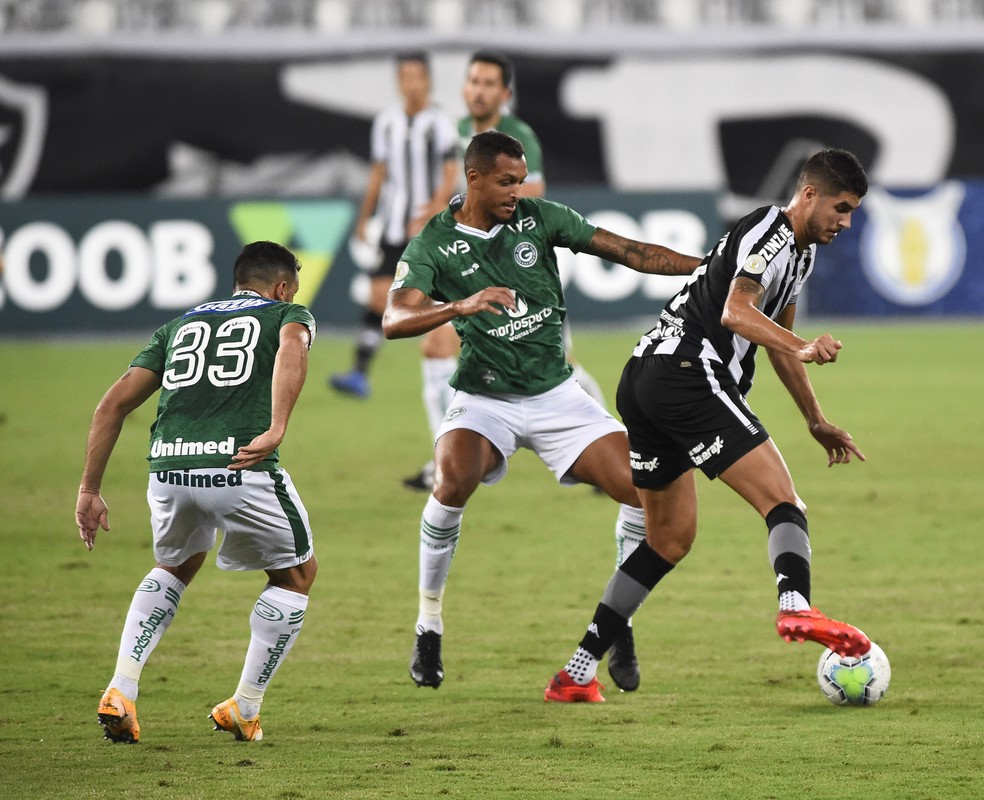 Goiás empatou com o Botafogo na última segunda-feira — Foto: André Durão/ge