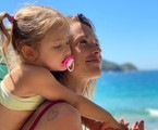 Juliana Didone com a filha, Liz | Reprodução