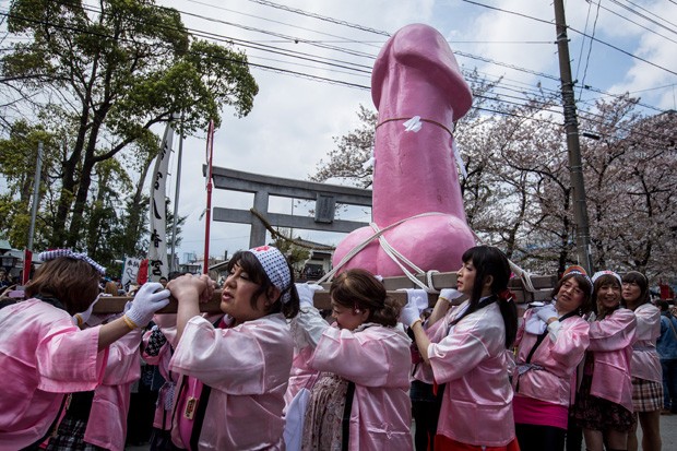 Festival do falo, no Japão (Foto: Chris McGrath/Getty Images)