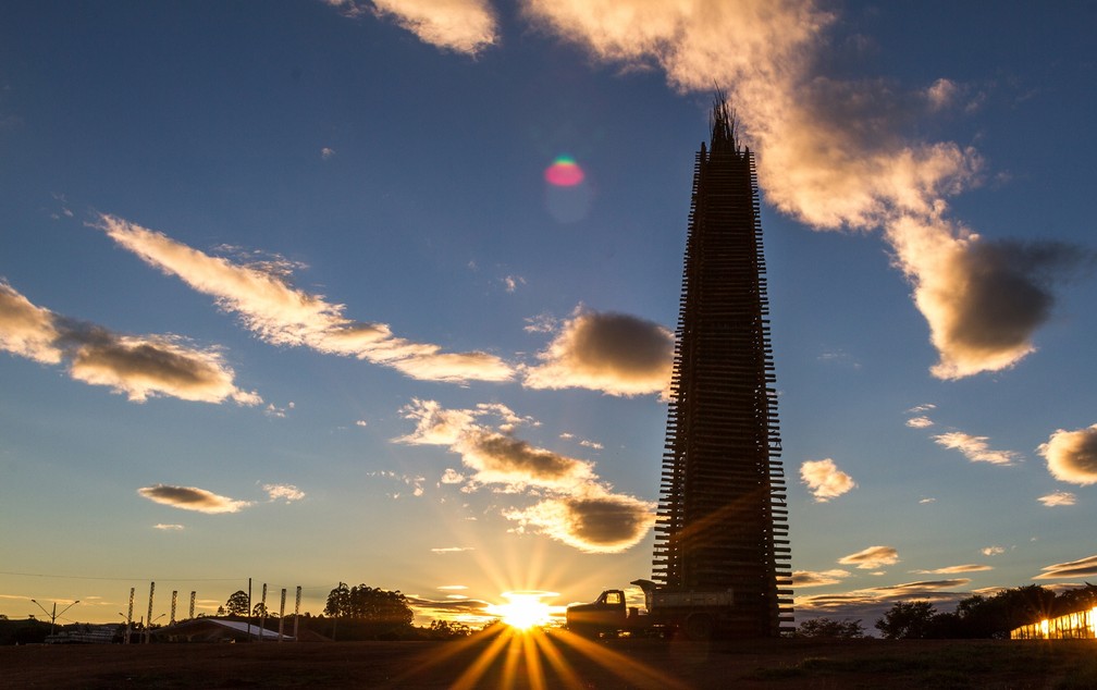 Festa De Sao Joao Batista Tera Fogueira De 37 Metros De Altura Em Ingai Mg Sul De Minas G1