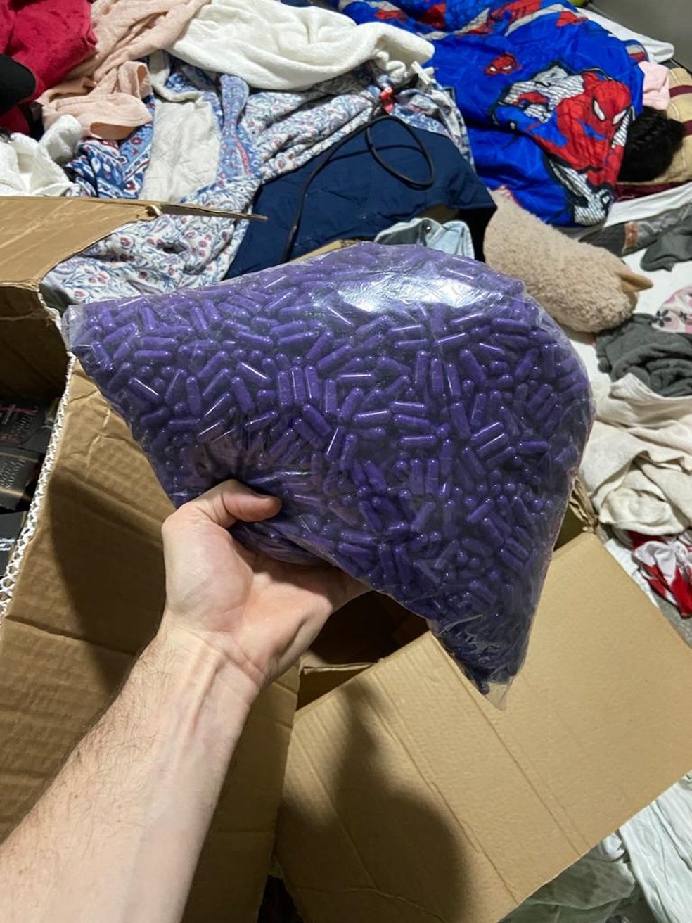 Comprimidos continham medicamento de uso controlado. — Foto: Polícia Federal 