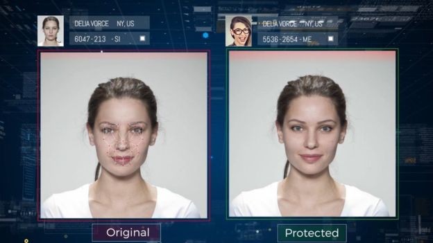 D-ID diz que pode alterar as fotos para que os computadores não reconheçam rostos (Foto: Reprodução/BBC)