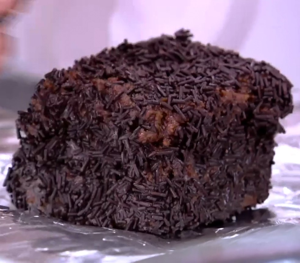 Bolo de Chocolate Molhadinho â€” Foto: TV Globo