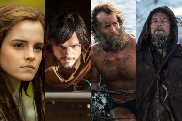 Emma Watson, Ashton Kutcher, Tom Hanks e Leonardo DiCaprio (Foto: Divulgação)