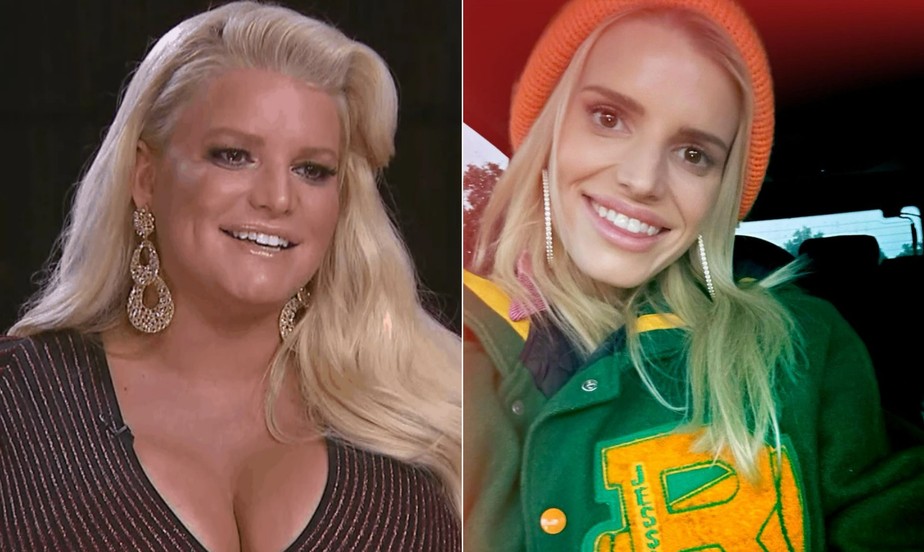 O antes e depois de Jessica Simpson