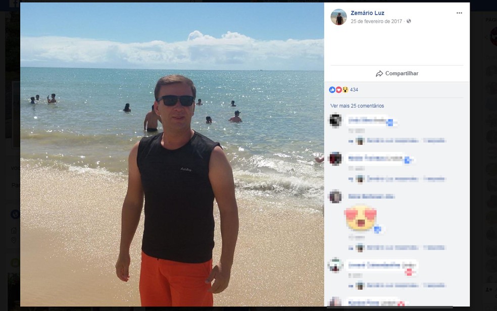 Diretor foi morto a tiros em Barra da Estiva  (Foto: Reprodução/ Facebook)