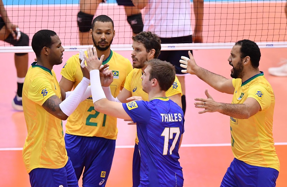 Brasil Usa O Pe Acaba Com Invencibilidade Do Egito E Se Isola Na Lideranca Da Copa Do Mundo Volei Ge