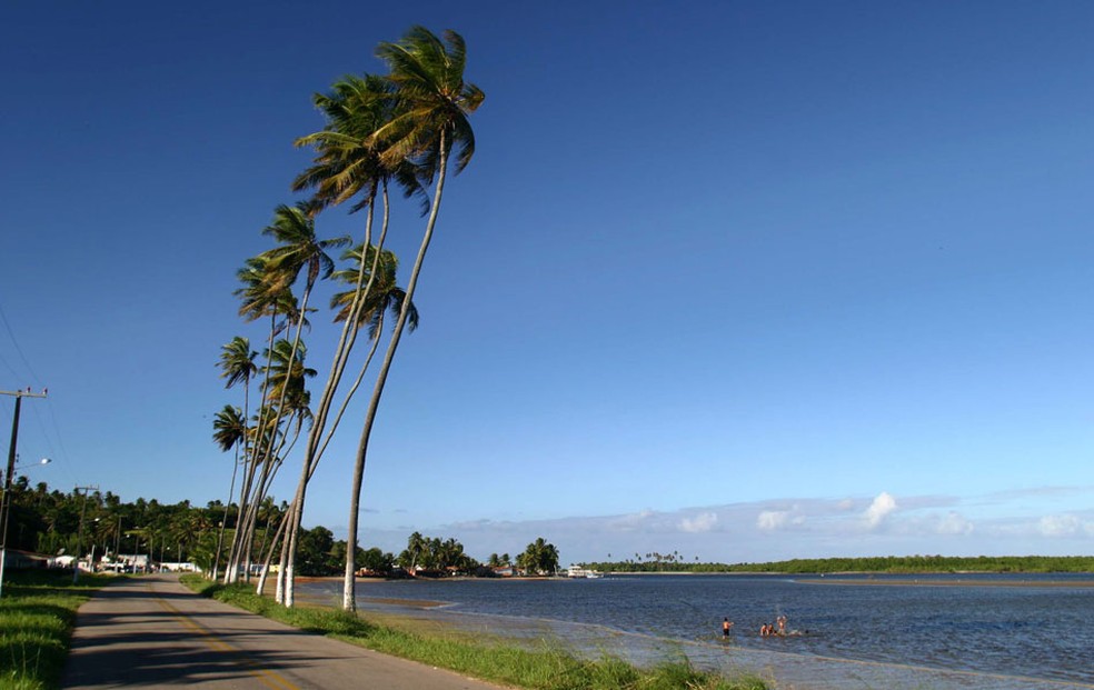 Praia de Barra de Cunha&uacute; fica no munic&iacute;pio de Canguaretama, a 90 km de Natal  &mdash; Foto: Canind&eacute; Soares