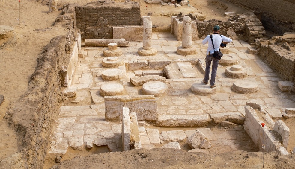 Tumba de 3,2 mil anos descoberta em necrópole no Egito — Foto: Ministry of Tourism and Antiquities of Egypt
