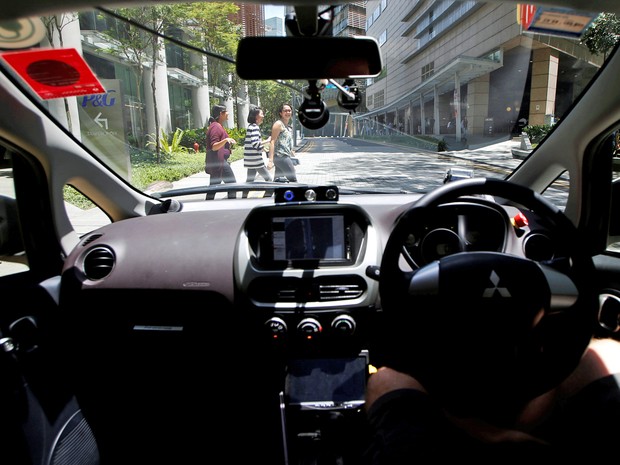 Carros autônomos da nuTonomy circulam em Cingapura como táxis (Foto: Edgar Su/Reuters)