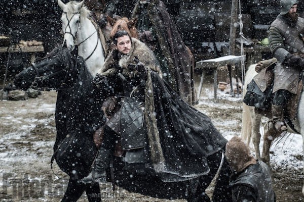 O personagem Jon Snow em cena da próxima temporada de Game of Thrones (Foto: Reprodução)