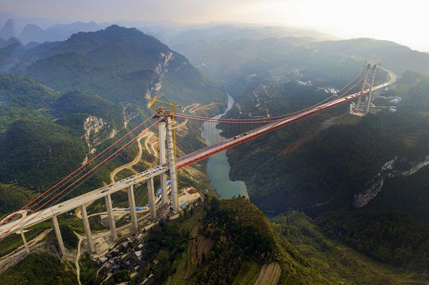 Ponte chinesa (Foto: Xinhua Press/ Reprodução)
