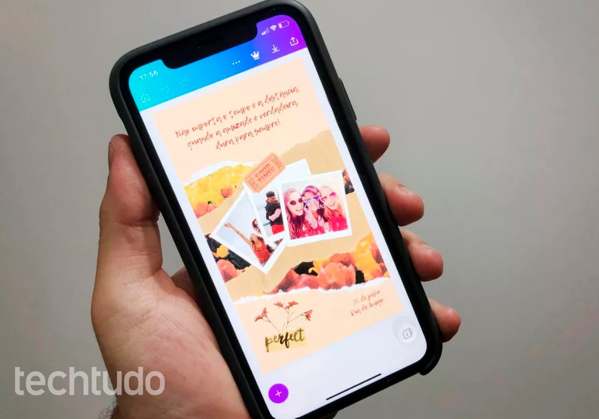 Como fazer cartão de Dia do Amigo no Canva pelo celular