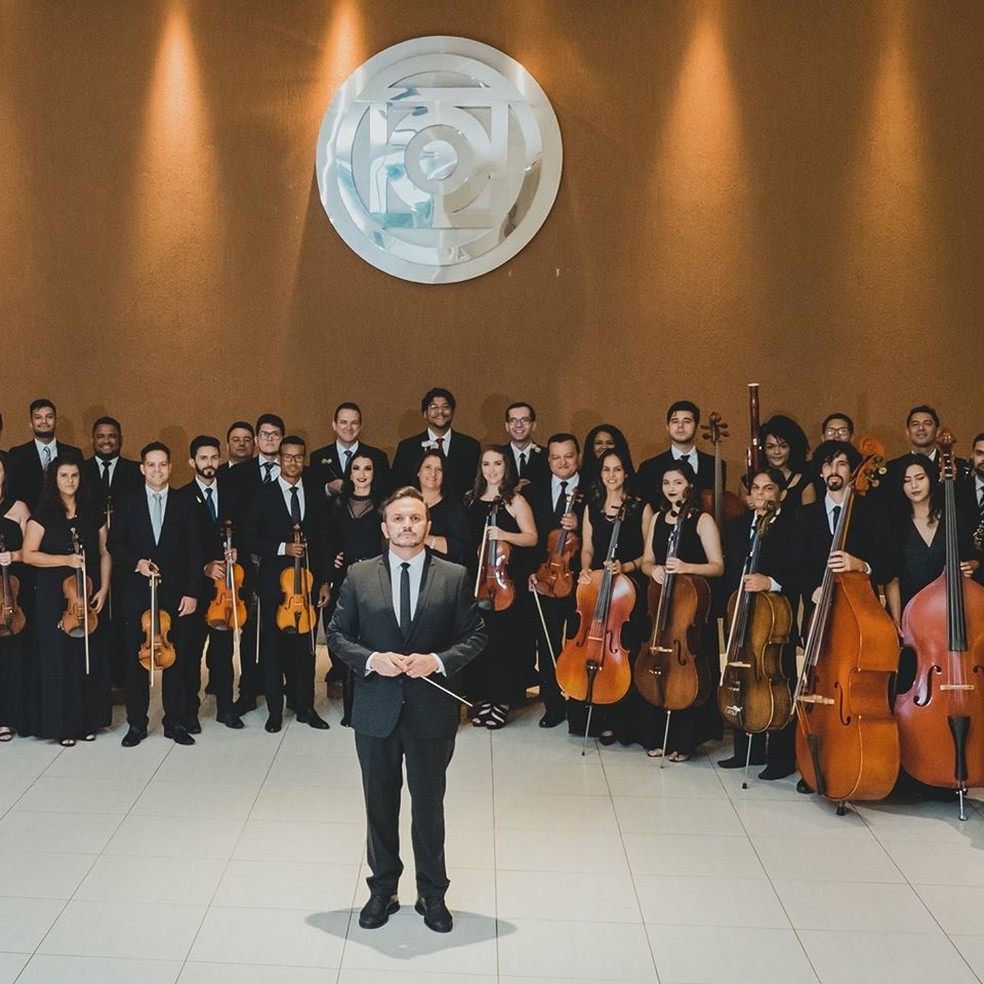 Orquestra Sinfônica da Universidade Federal de Mato Grosso (UFMT) — Foto: Facebook/Reprodução