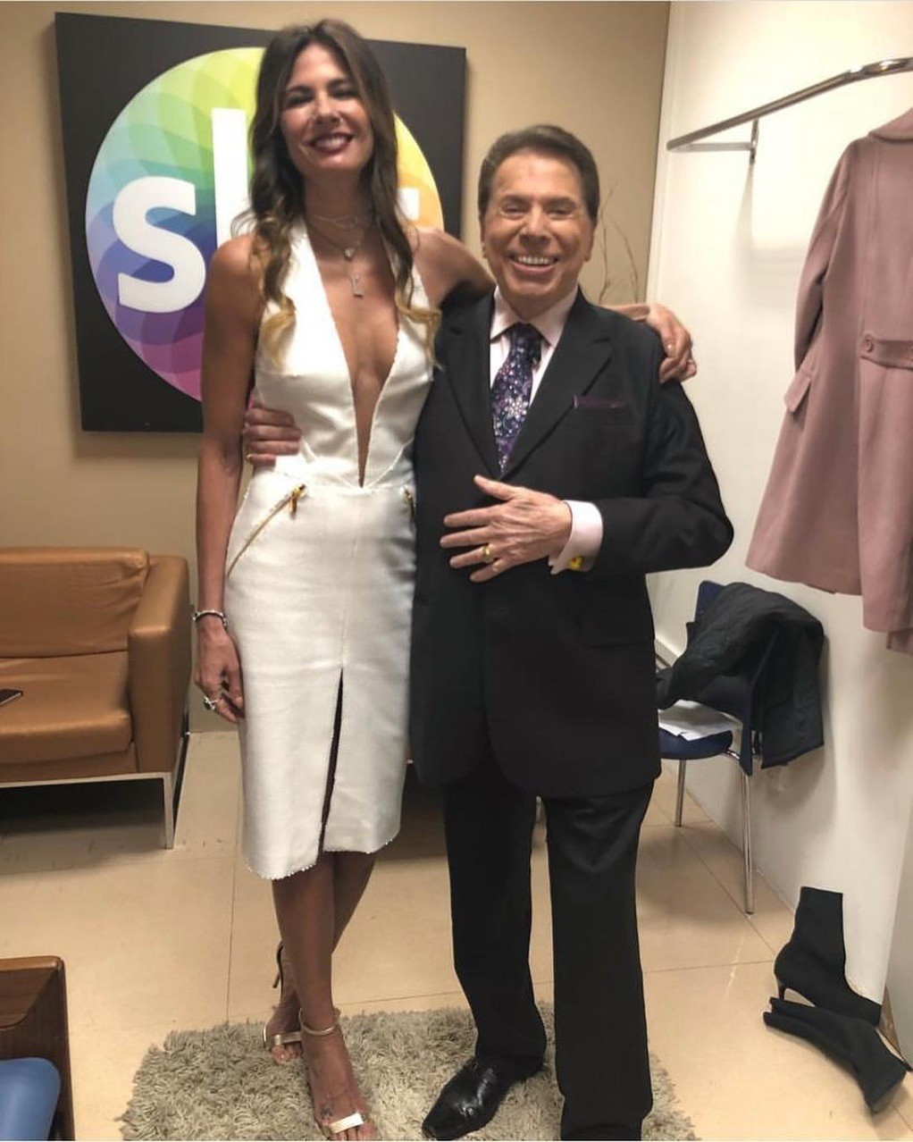 Luciana Gimenez e Silvio Santos (Foto: Reprodução Instagram)