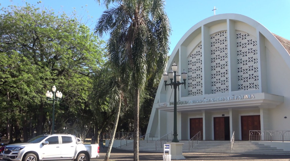 Três bosques ficam no entorno do Santuário Eucarístico — Foto: Raphael Costa/RPC