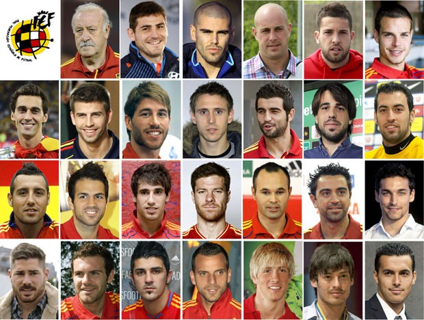 Jogadores seleção espanha convocados copa das confederações (Foto: Agência EFE)