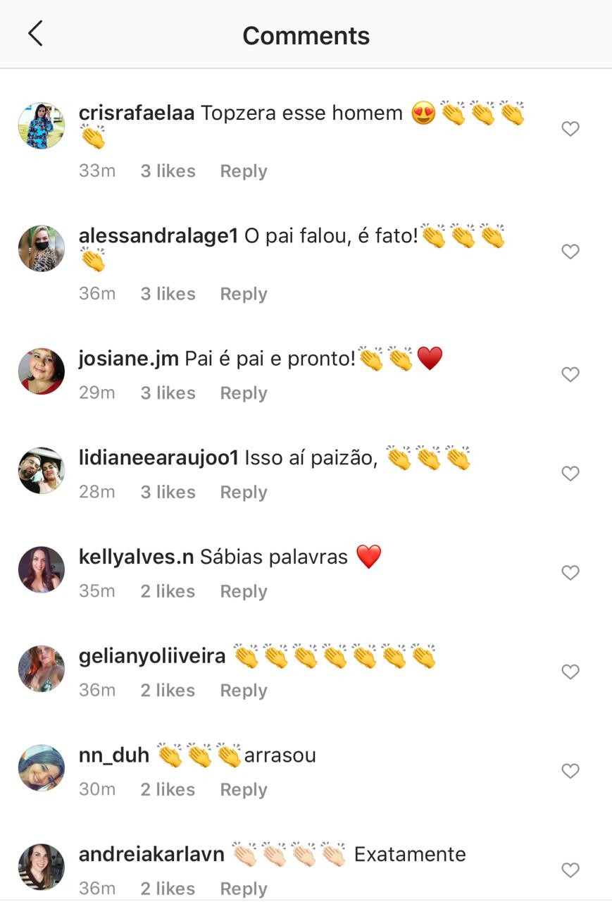 Pai de Whindersson Nunes manda indireta e fãs respondem (Foto: Reprodução/Instagram)