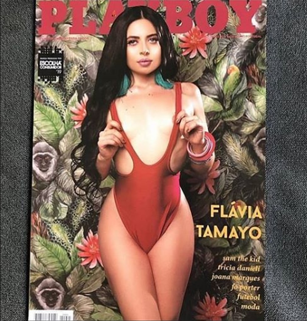 Flavia foi capa da revista Playboy — Foto: Reprodução/ Instagram