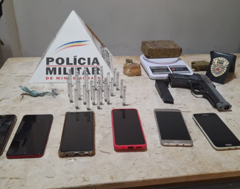 Dois homens suspeitos de comandar o tráfico de drogas em Jampruca são presos