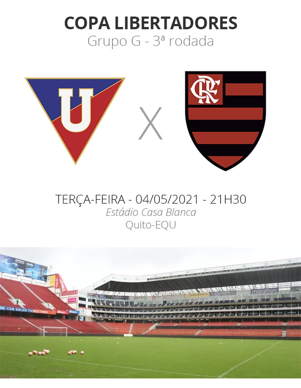LDU Flamengo — Foto: ge