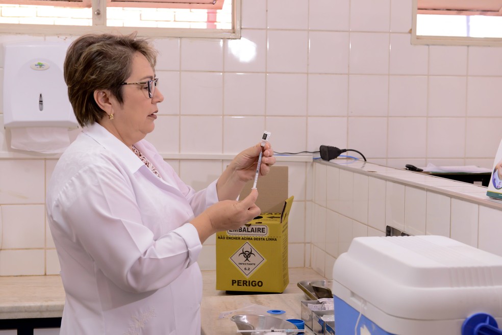 Governo reduz orÃ§amento com vacinaÃ§Ã£o em 7% â€” Foto: AndrÃ© Santos/Prefeitura de Uberaba