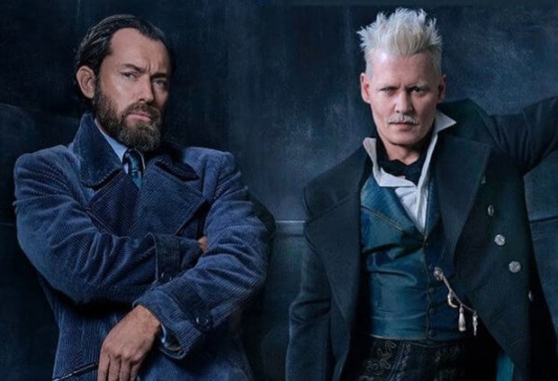 Jude Law (Dumbledore) e Johnny Depp (Grindelwald) (Foto: Warner Bros.)