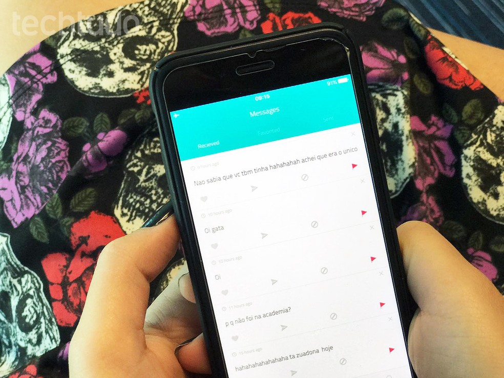 Veja como funciona o Sarahah, app de mensagens anônimas (Foto: Tainah Tavares/TechTudo)