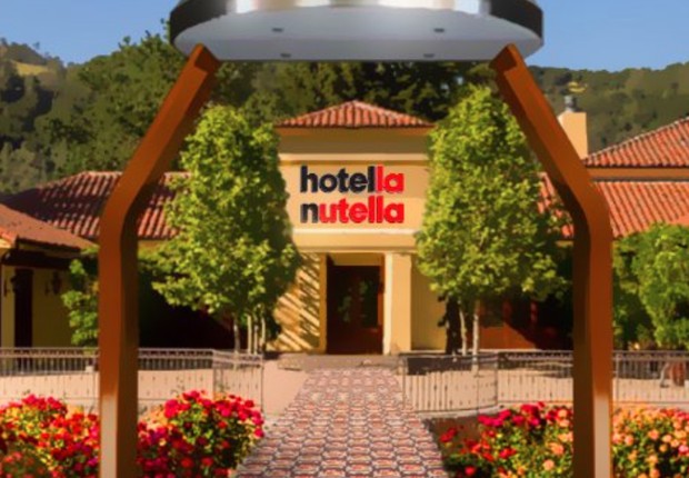 A marca italiana de pasta de avelã Nutella abrirá um hotel temporário na Califórnia, Estados Unidos, no próximo mês de janeiro (Foto: Divulgação)