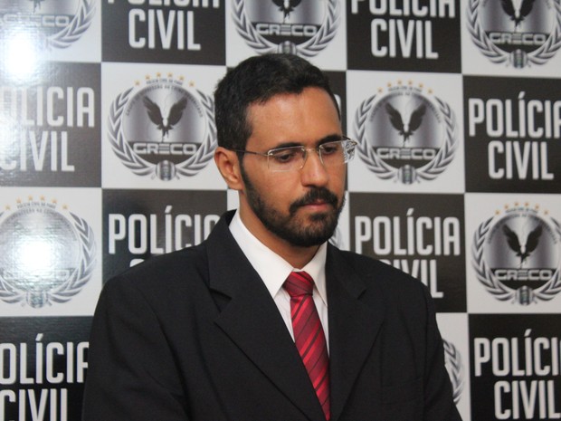 Delegado diz que suspeito está sendo investigado por corrupção passiva (Foto: Fernando Brito/G1)