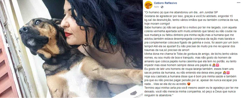 Carta De Cachorro Resgatado Para Dono Que O Abandonou Viraliza Na Web Agradeco Por Ter Me Deixado Sorocaba E Jundiai G1 Você já se pegou pensando sobre grandes mistérios da existência? carta de cachorro resgatado para dono