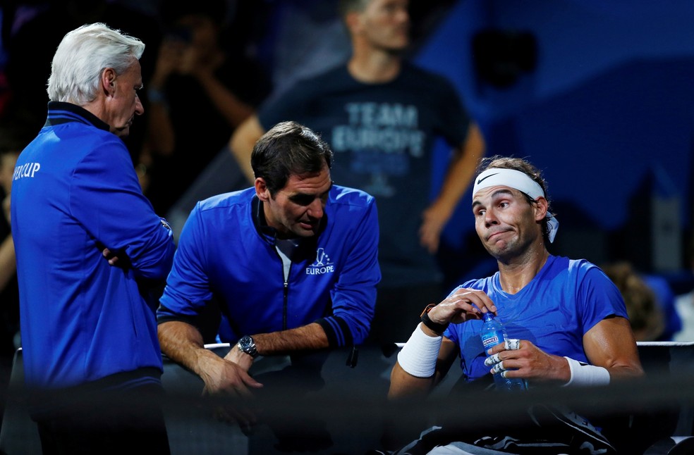 Rafael Nadal preferiu não se colocar numa disputa por ser o "maior da história" no tênis — Foto: REUTERS/Pierre Albouy