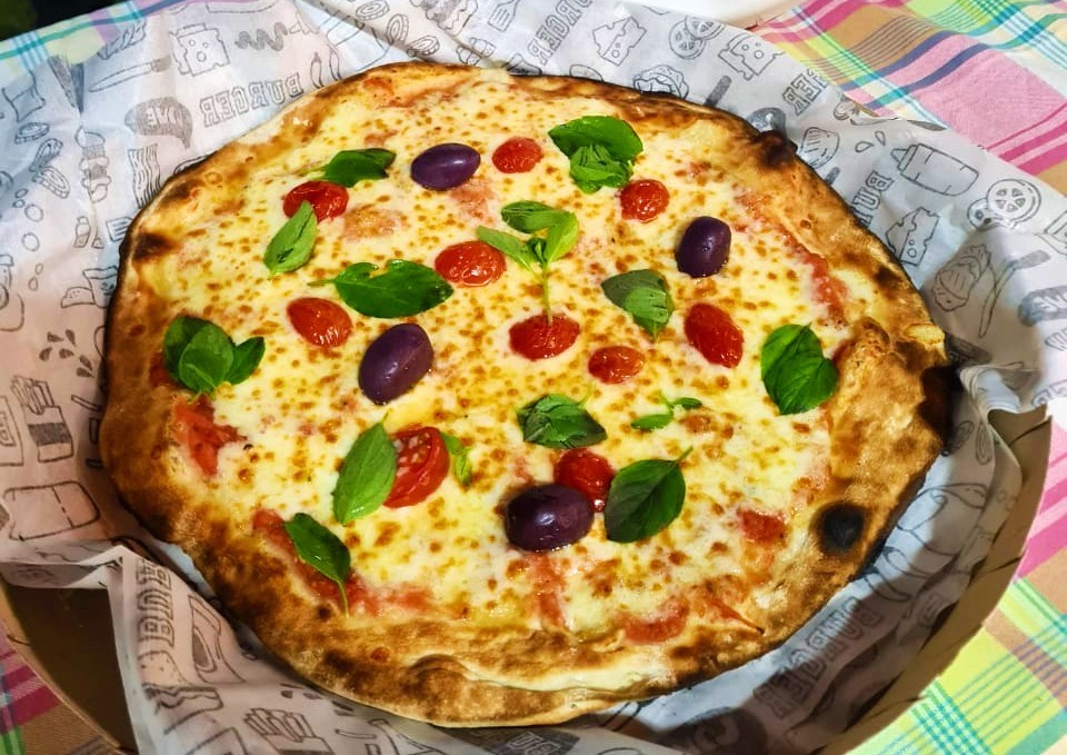Pizza feita por Carla Zacura (Foto: Divulgação)