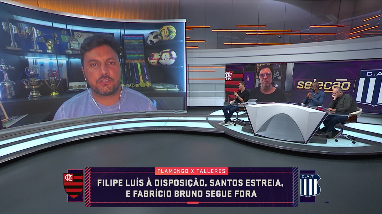 Cahê Mota traz informações sobre o Flamengo antes de enfrentar o Talleres; Léo Lepri fala sobre o time argentino