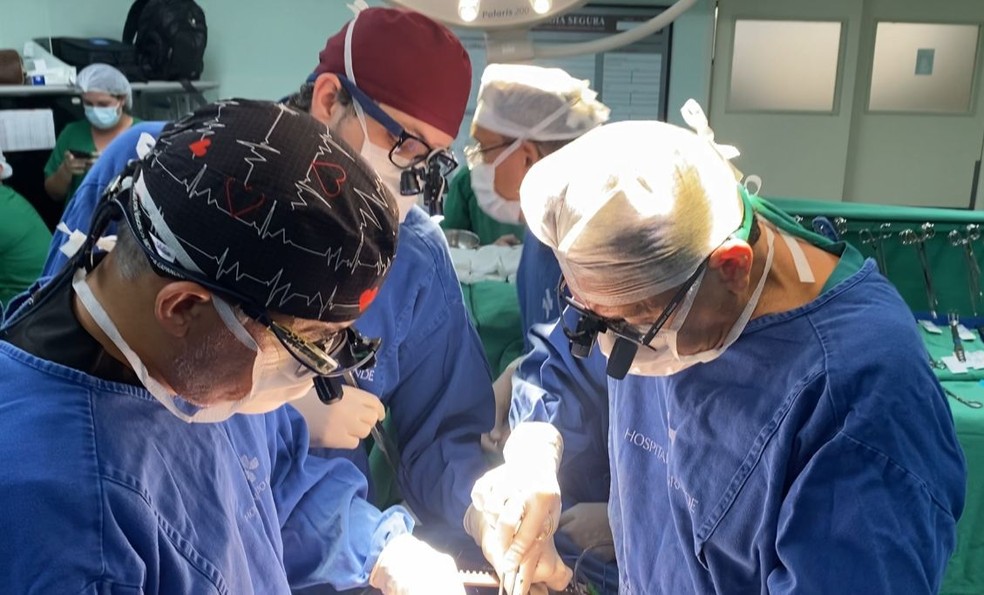 Transplante de coração foi realizado no RN depois de 10 anos — Foto: Kléber Teixeira/Inter TV Cabugi