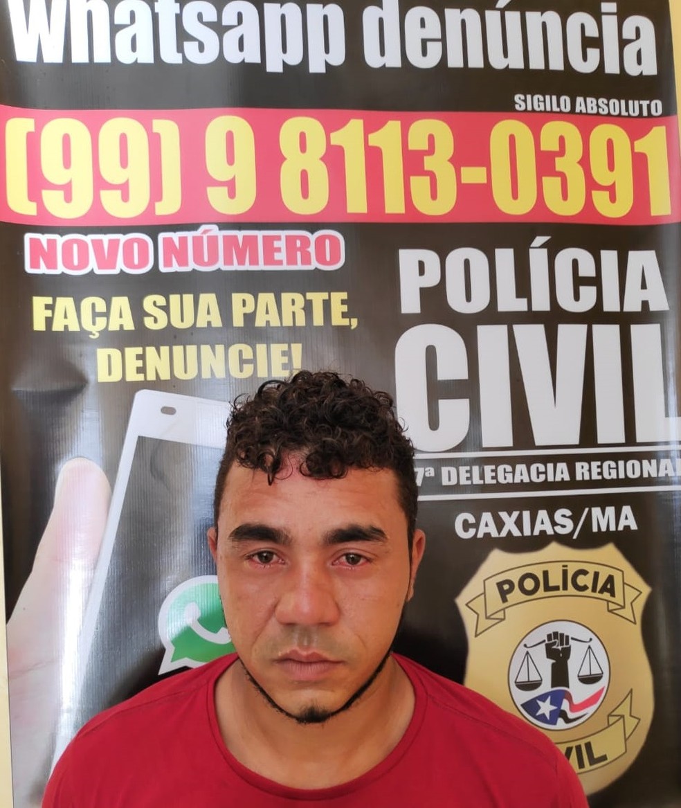 De acordo com a polícia, logo após o crime Francisco das Chagas Macedo Carvalho Filho teria fugido para o estado do Piauí — Foto: Divulgação/Polícia