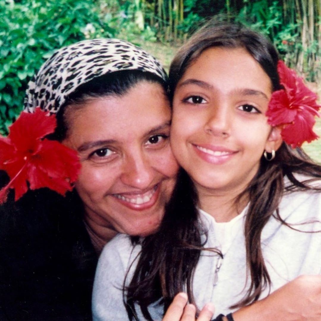Regina Casé e Benedita em foto do ano 2000 (Foto: Reprodução / Instagram)