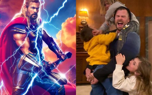Filhos de Chris Hemsworth estão em ‘Thor 4’: “Não quero que sejam estrelas mirins”
